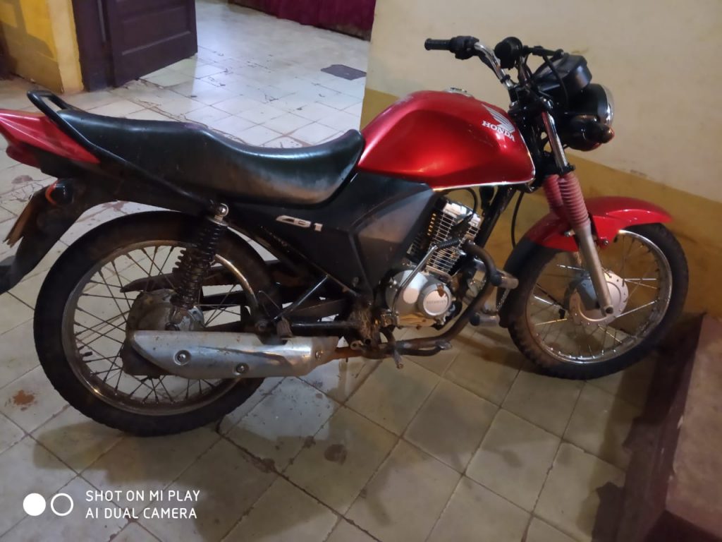 Motocicleta recuperada