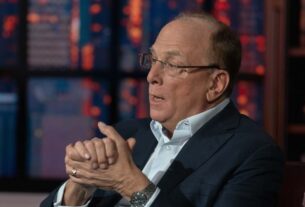 El CEO de BlackRock, Larry Fink. Foto: Bloomberg