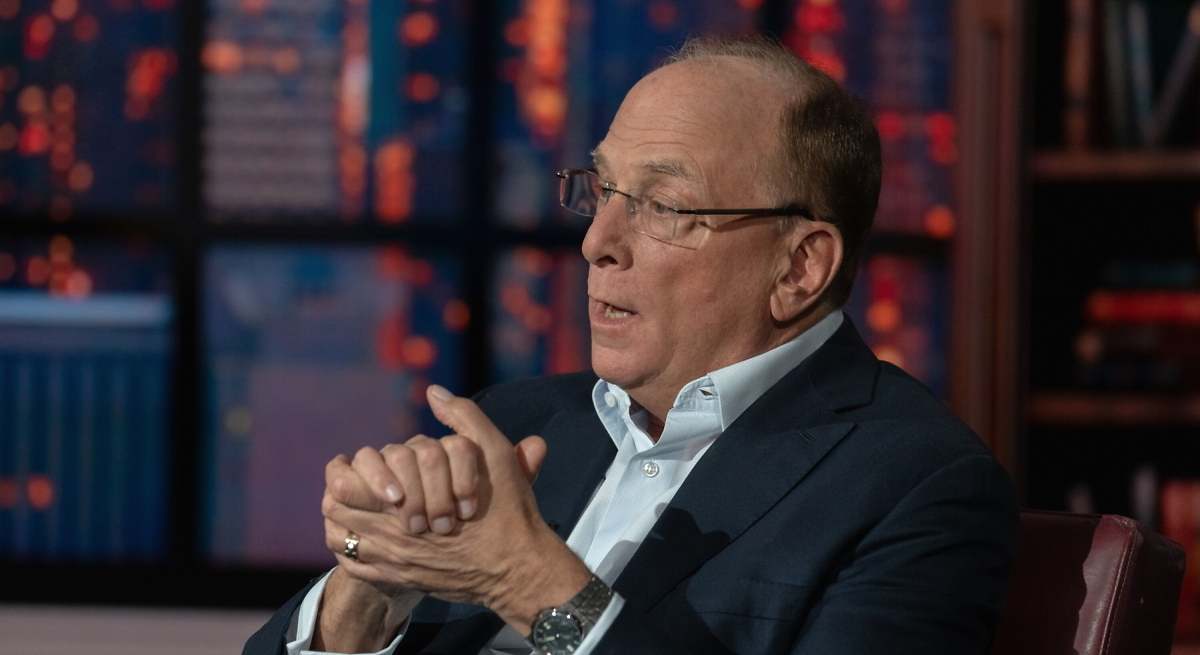 El CEO de BlackRock, Larry Fink. Foto: Bloomberg